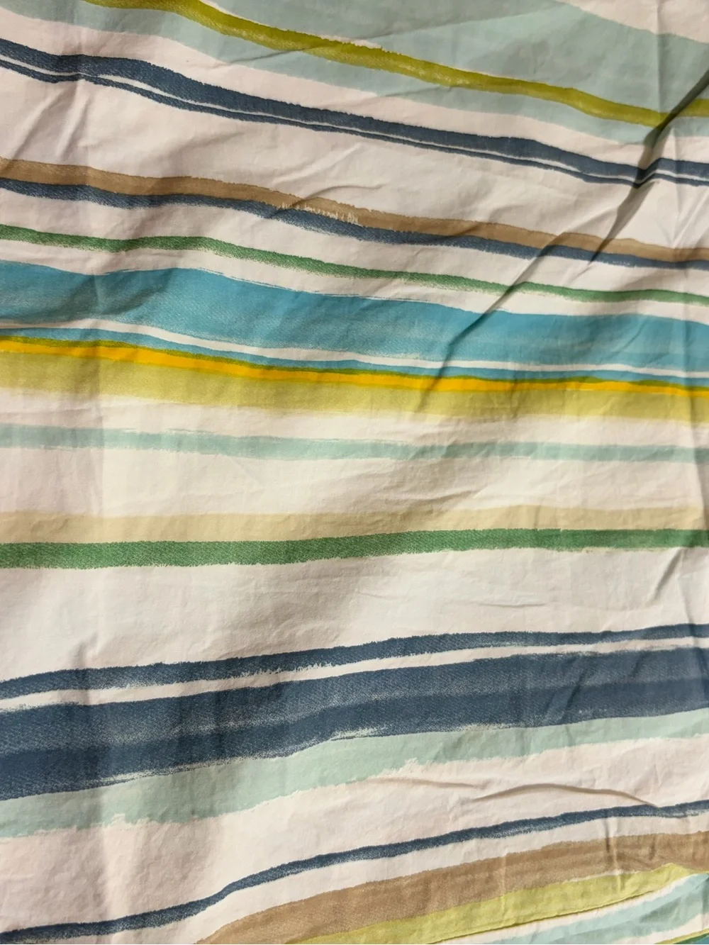 RARE POTTERY BARN stripes Full / Queen Duvet cover